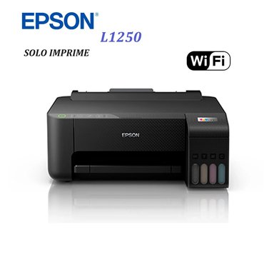 IMPRESORA MULTIFUNCIONAL EPSON L1250 WIFI SOLO IMPRIME ECOTANK NO COPIA - 1