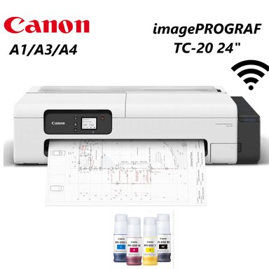 IMPRESORA CANON A1 PLOTTER IMAGEPROGRAF TC-20 CANON TC-20 24” - 1