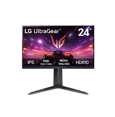 MONITOR GAMER LG 24' ULTRAGEAR 24GS65F-B PLANO FHD 180 HZ IPS HDMI/DP - 1