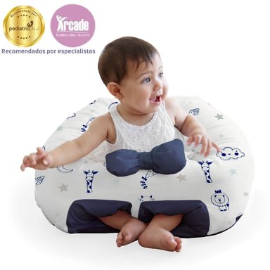 PUFF DE DESCANSO MATERNELLE NUBES AZUL PARA BEBÉ