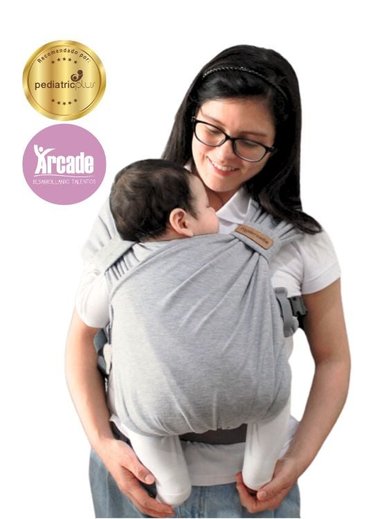 MOCHILA FULAR MATERNELLE EVOLUTIVA ERGONÓMICA MELANGUE APEGO MELANGE