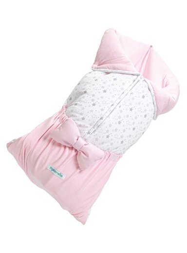 PORTABEBÉ MATERNELLE SLEEPING 2 EN 1 ESTRELLAS ROSADO - 2