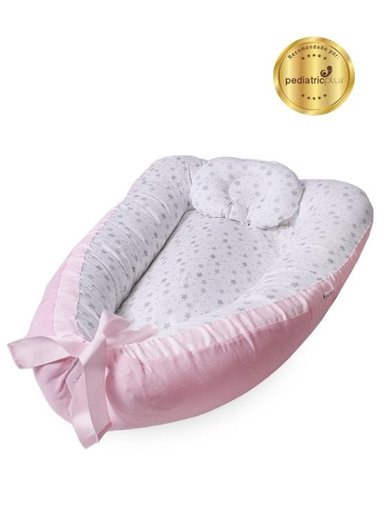 CUNA MATERNELLE ROSADO BEBÉ COLECHO STANDARD ROSADO ESTRELLAS