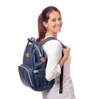 MOCHILA PAÑALERA AZUL - 2