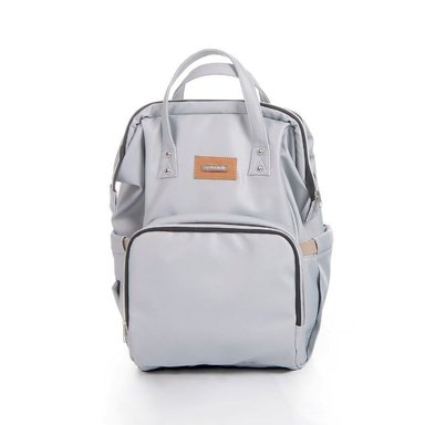 MOCHILA MATERNELLE PAÑALERA BEBÉ PLOMO