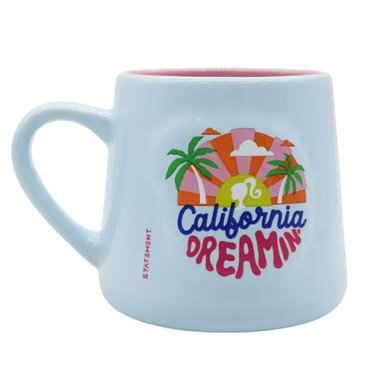 TAZA BARBIE CALIFORNIA CELESTE