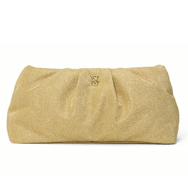 BOLSO DE MANO VICTORIA’S SECRET DORADO SHIMMER