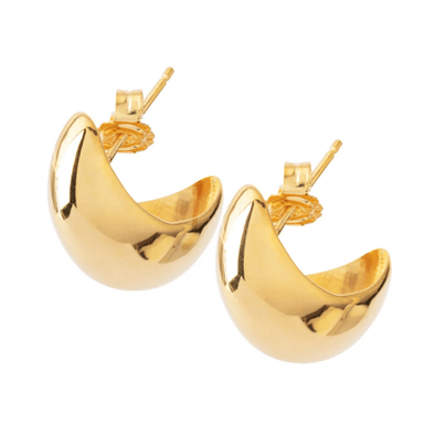 ARETES GOTA DORADA MUJER