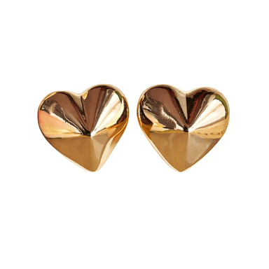 ARETES CORAZON DORADO II