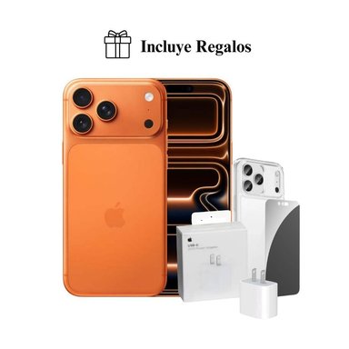 APPLE IPHONE 17 PRO 256GB (ESIM) - COSMIC ORANGE + COMBO DE REGALO - 1