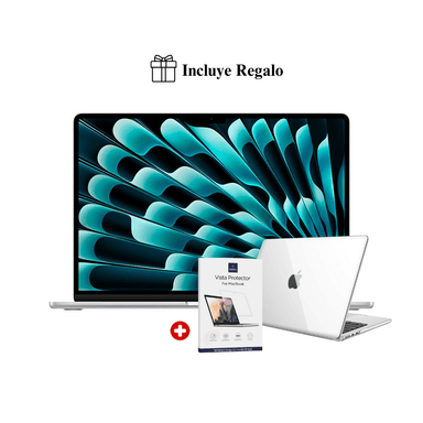 MACBOOK AIR M4 15” 16GB RAM + 256GB (TECLADO INGLES) - SILVER + REGALO