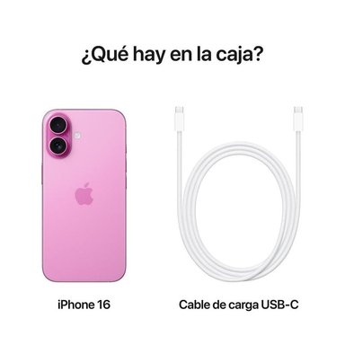 APPLE IPHONE 16 256GB 48MP + 12MP PINK CHIP FISICO - 8
