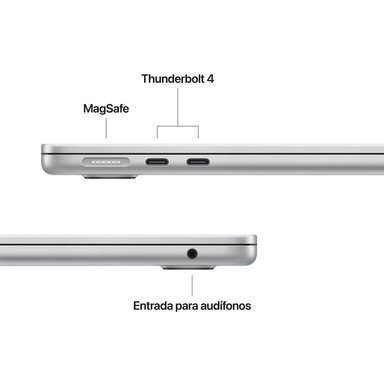 NUEVA MACBOOK AIR M5 13” 16GB RAM + 512GB (TECLADO INGLES) - SILVER (2026) - 5
