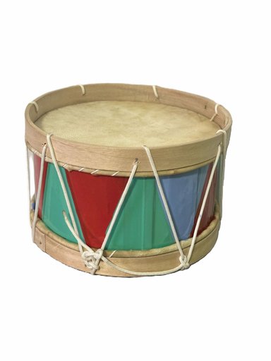TAMBOR DE MADERA CON BAQUETAS PARA NIÑOS