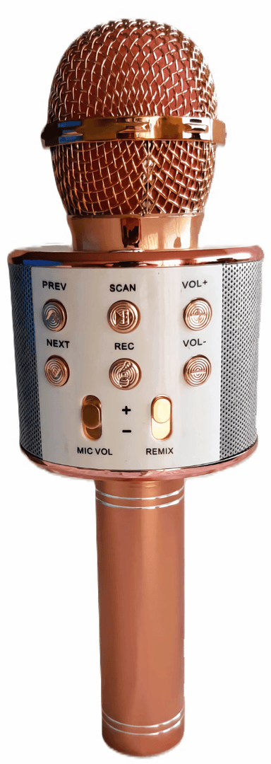 MICRÓFONO INALÁMBRICO CON BLUETOOTH Y PARLANTE INTEGRADO