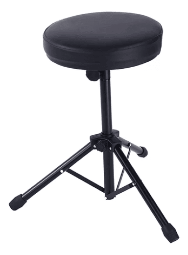 SILLA AJUSTABLE PARA BATERÍA CON RESPALDO ERGONÓMICO Y ALTURA REGULABLE