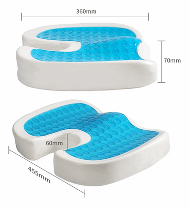 COJIN ORTOPEDICO DE ASIENTO CON GEL VISCOELASTICO ERGONOMICO CORE CONFORT - 4