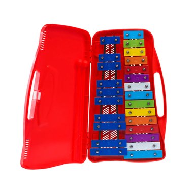 XILÓFONO METALÓFONO CROMÁTICO DE 2 OCTAVAS (25 NOTAS) Y ESTUCHE RIGIDO