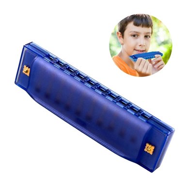 ARMÓNICA DE PLÁSTICO PARA NIÑOS - AZUL