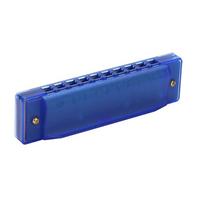 ARMÓNICA DE PLÁSTICO PARA NIÑOS - AZUL - 2