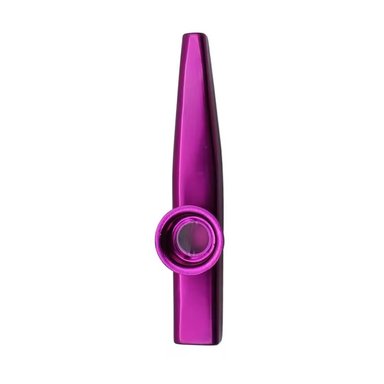 KAZOO DE METAL INSTRUMENTO MUSICAL PORTÁTIL - MORADO - 2