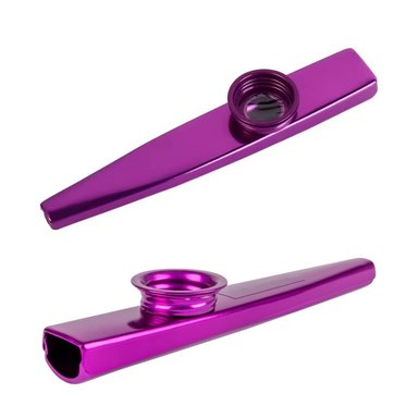 KAZOO DE METAL INSTRUMENTO MUSICAL PORTÁTIL - MORADO - 3
