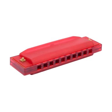 ARMÓNICA DE PLÁSTICO PARA NIÑOS - ROJO - 2
