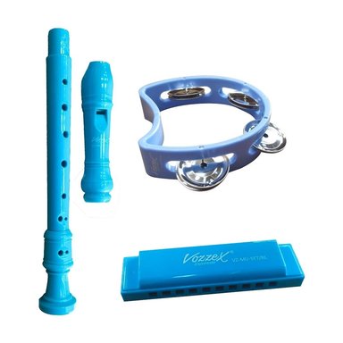 SET INFANTIL DE INSTRUMENTOS MUSICALES VOZZEX - CELESTE