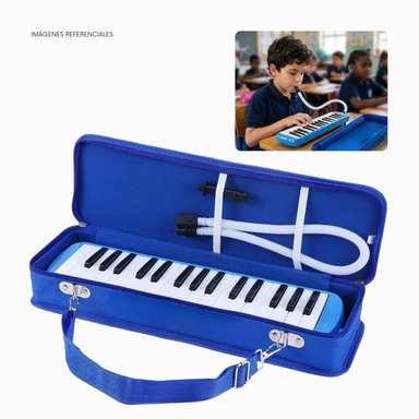 MELÓDICA DE 32 TECLAS 'CALIFORNIA' - COLOR AZUL CON ESTUCHE RÍGIDO