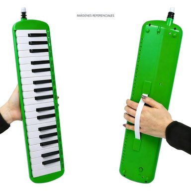 MELÓDICA DE 37 TECLAS 'CALIFORNIA' - COLOR VERDE CON ESTUCHE RÍGIDO - 8