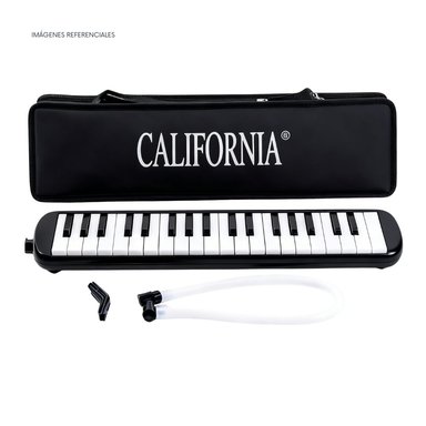 MELÓDICA DE 37 TECLAS 'CALIFORNIA' - COLOR NEGRO CON ESTUCHE RÍGIDO - 7