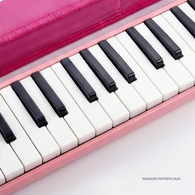 MELÓDICA DE 37 TECLAS 'CALIFORNIA' - COLOR ROSADO CON ESTUCHE RÍGIDO - 7