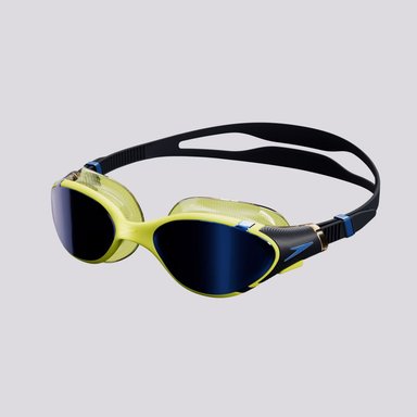 LENTES NATACIÓN SPEEDO AMARILLO BIOFUSE 2.0 ESPEJADO NEGRO