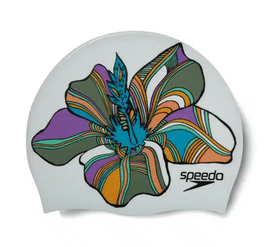 GORRO NATACIÓN SPEEDO PRINTED CAP ADULTO GRIS