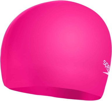 GORRO NATACIÓN SPEEDO PLAIN MOULDED SILICONA NIÑOS ROSADO