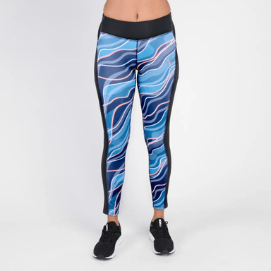 LICRAS ENTRENAMIENTO SPYDER 3/4 MUJER AZUL