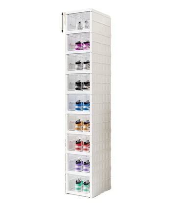 ORGANIZADOR BLANCO ZAPATERA 9 NIVELES PLEGABLE