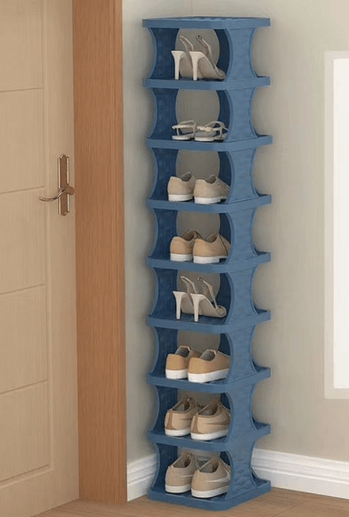 ZAPATERO AZUL ORGANIZADOR 9 NIVELES