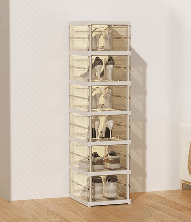 ZAPATERO TRANSPARENTE PLEGABLE 6 NIVELES - 4