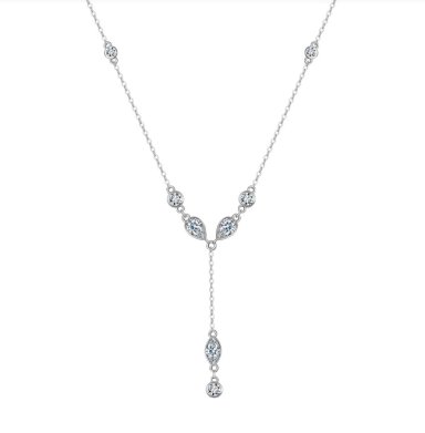 COLLAR EN RODIO CON COLGANTE ENCANTO