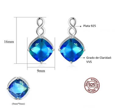 ARETE NUDO ETERNO CELESTIAL PLATA 925 - 2