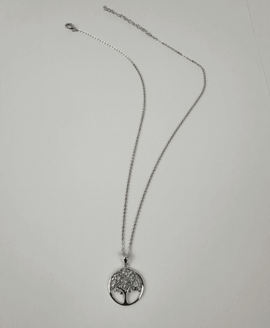 COLLAR ÁRBOL MÍSTICO BRILLANTE CELESTIAL PLATA 925 - 4