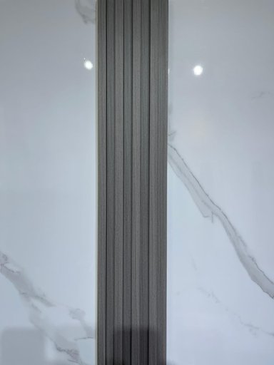 WALL PANEL NATURAL GRIS OSCURO WPC 290x16CM