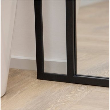 ESPEJO MODERNO RECTANGULAR HIERRO NEGRO METAL 170X75CM - 2