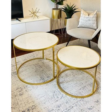SET 2 MESAS DE CENTRO MODERNO NIDO