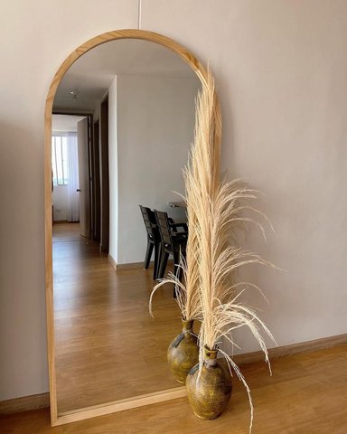 ESPEJO ARCO OVALADO RUSTICO 170X65 CM