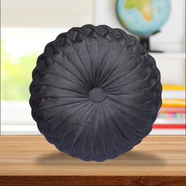 COJÍN DECORATIVO ECO 35X15CM NEGRO