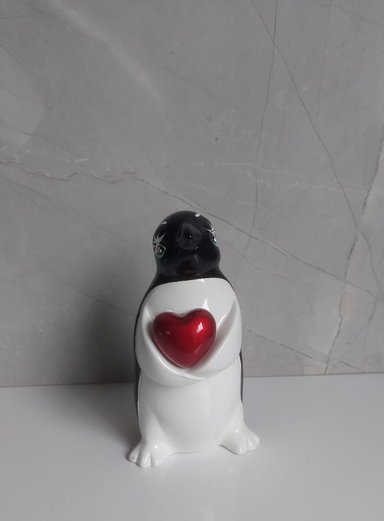 ADORNOS MODERNO CERÁMICA NEGRO PINGÜINOS DECORATIVO