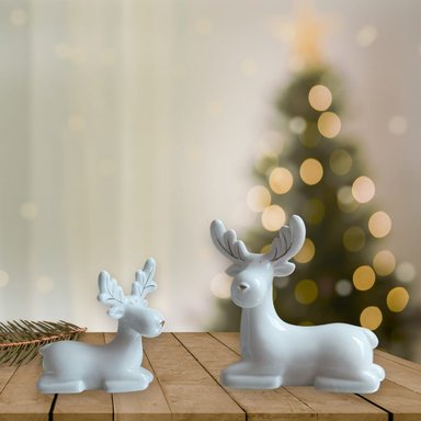 PAREJA DE RENOS NIEVE