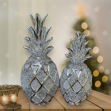 SET DE 2 PIÑAS NAVIDEÑAS